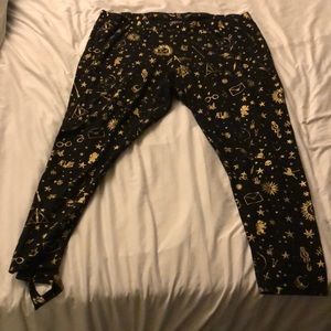 Torrid Harry Potter Metallic Celestial Leggings